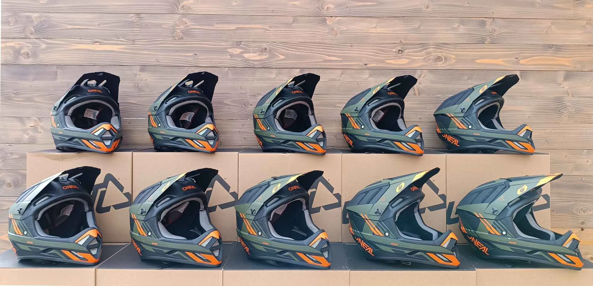 Casca second hand ONEAL BackFlip Strike verde S