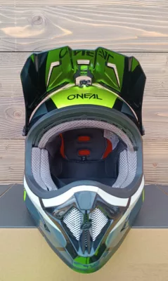 Casca second hand ONEAL Sonus Split neon YL model Jr - imagine 4