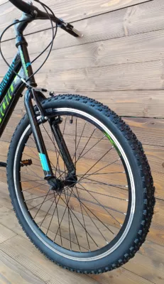 Bicicleta Capriolo MTB 24 DIAVOLO 400/6HT black green 12 - imagine 3