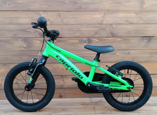 Bicicleta Capriolo 14 LC KID green 7 cu cadru aluminiu 6061 - imagine 2