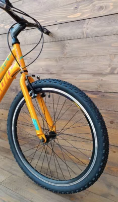 Bicicleta Capriolo MTB 24 DIAVOLO 400/6HT yellow red 12 - imagine 3