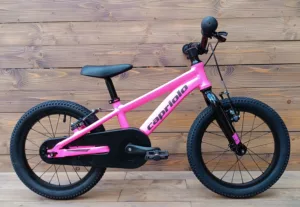 Bicicleta Capriolo 16 LC KID pink 8 cu cadru aluminiu 6061