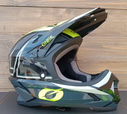 Casca second hand ONEAL Sonus Split neon YL model Jr - imagine 2