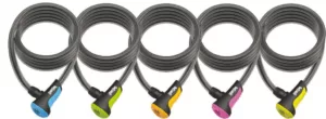 Antifurt bicicleta ONGUARD culori diferite 8156 180cm,12mm