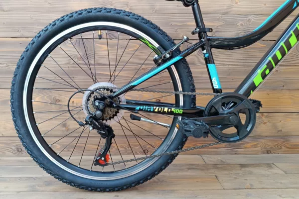 Bicicleta Capriolo MTB 24 DIAVOLO 400/6HT black green 12 - imagine 5