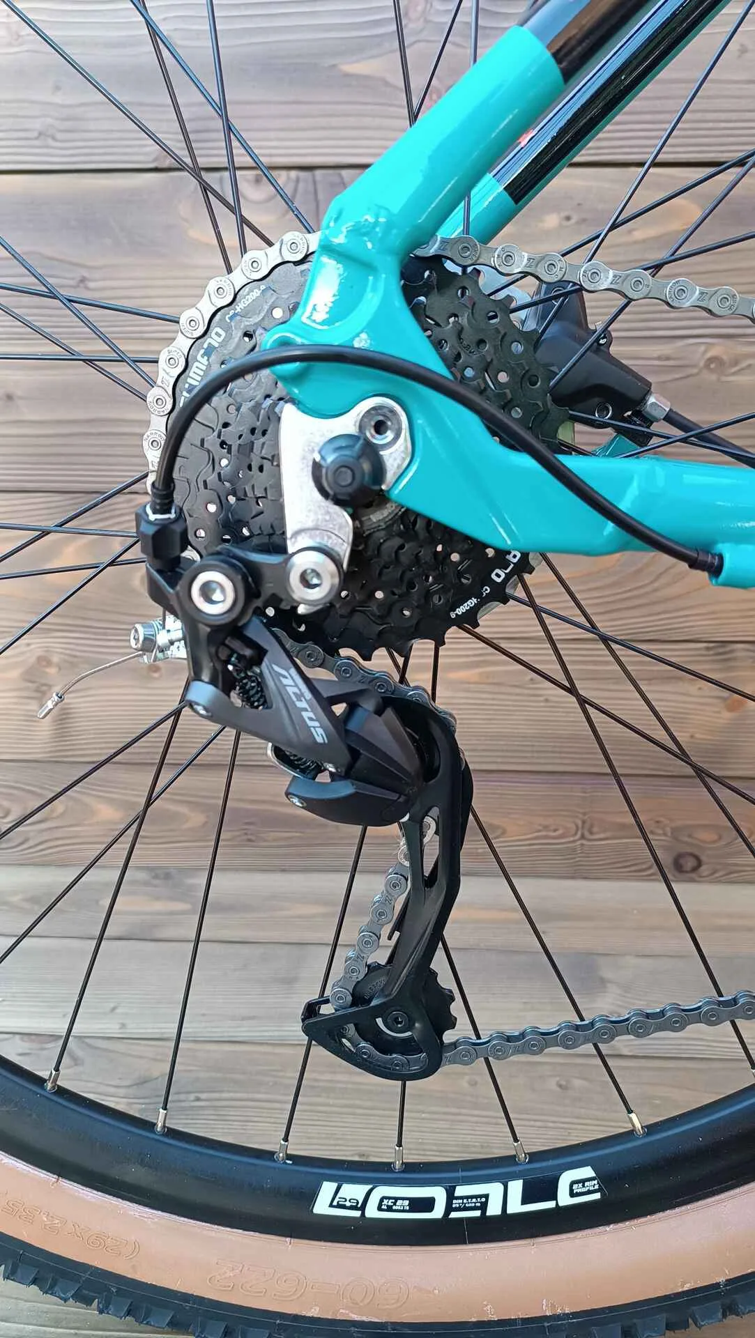 Bicicleta MTB 29 Capriolo LC 9.4 aluminiu turcoaz memento 19 - imagine 7