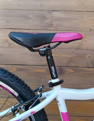 Bicicleta Capriolo MTB 24 DIAVOLO 400/6HT white pink 12 - imagine 10