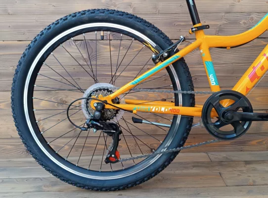 Bicicleta Capriolo MTB 24 DIAVOLO 400/6HT yellow red 12 - imagine 5