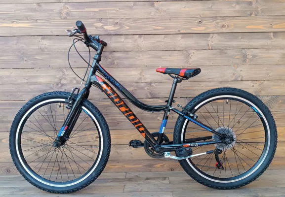 Bicicleta Capriolo MTB 24 DIAVOLO 400/6HT black red 12 - imagine 2