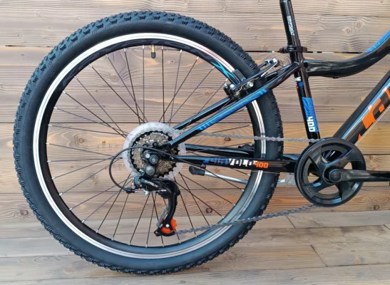 Bicicleta Capriolo MTB 24 DIAVOLO 400/6HT black red 12 - imagine 5