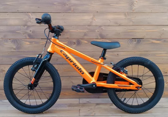 Bicicleta Capriolo 16 LC KID orange 8 cu cadru aluminiu 6061 - imagine 2