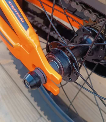Bicicleta Capriolo 16 LC KID orange 8 cu cadru aluminiu 6061 - imagine 4