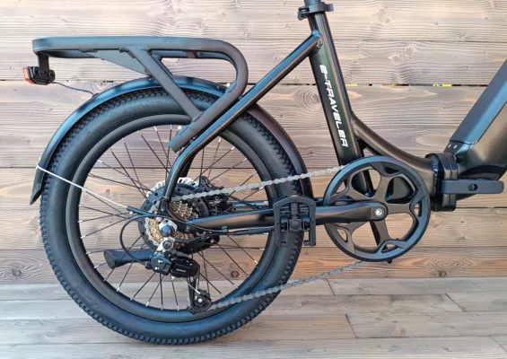 e-bike Pliabila Capriolo 20 black, motor 250W, 36V, cu baterie de 36V, 374Wh - imagine 4