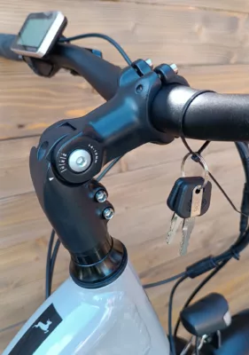e-bike Capriolo Journey 28 gri inchis, motor 250W, 36V cu baterie de 36V, 13Ah - imagine 12