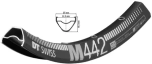 Janta DT Swiss M 442 27.5 black 32 holes 584-22.5 VL6.5mm RTM04465032S011291