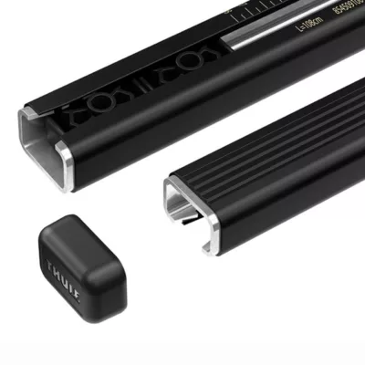 Thule Bara 150 cm negru (2 bucati pe set) otel - imagine 3