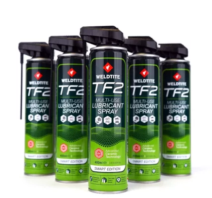 Lubrifiant cu teflon TF2 Spray Weldtite 400ml cu Smart Head (cap smart) - imagine 4