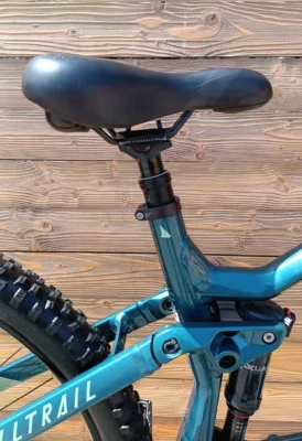 e-bike second hand Haibike Alltrail 9 glossy metal blue olive - imagine 12