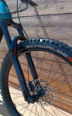 e-bike second hand Haibike Alltrail 9 glossy metal blue olive - imagine 3