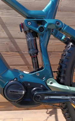 e-bike second hand Haibike Alltrail 9 glossy metal blue olive - imagine 5