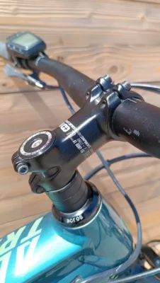 e-bike second hand Haibike Alltrail 9 glossy metal blue olive - imagine 9