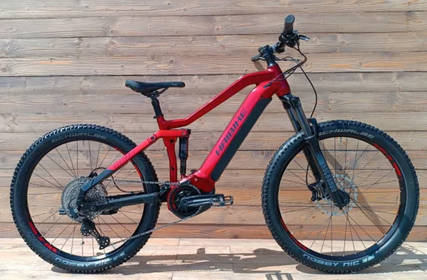 e-bike second hand Haibike Alltrail 5 S rosu
