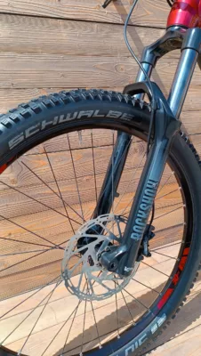 e-bike second hand Haibike Alltrail 5 S rosu - imagine 4