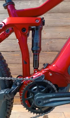 e-bike second hand Haibike Alltrail 5 S rosu - imagine 5