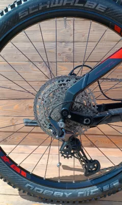 e-bike second hand Haibike Alltrail 5 S rosu - imagine 7