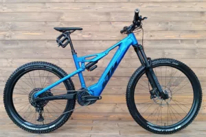 e-bike second hand KTM KAPOHO 7973 full suspension albastru L
