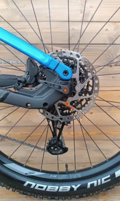 e-bike second hand KTM KAPOHO 7973 full suspension albastru L - imagine 15
