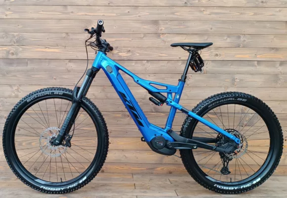 e-bike second hand KTM KAPOHO 7973 full suspension albastru L - imagine 2