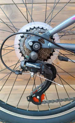 Bicicleta Capriolo MTB 24 DIAVOLO 400/6HT gray purple 12 - imagine 6