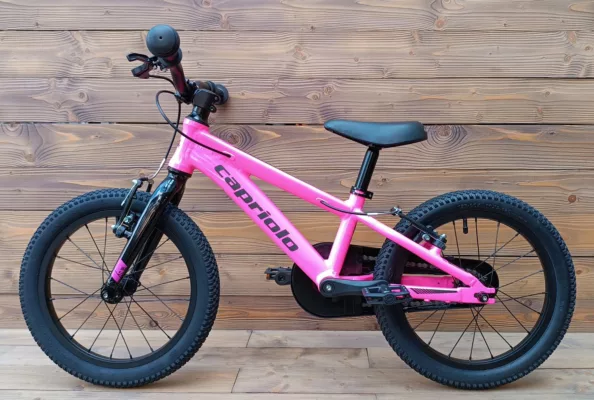 Bicicleta Capriolo 16 LC KID pink 8 cu cadru aluminiu 6061 - imagine 2
