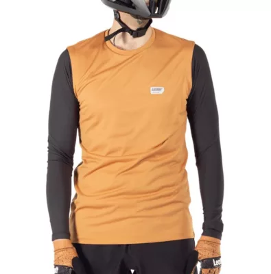 Tricou + pantaloni Leatt  Ride Kit MTB 1.0 S rust - imagine 2