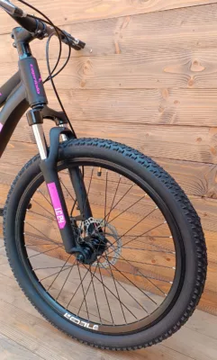 Bicicleta Capriolo MTB LC 240 black pink aluminiu - imagine 3