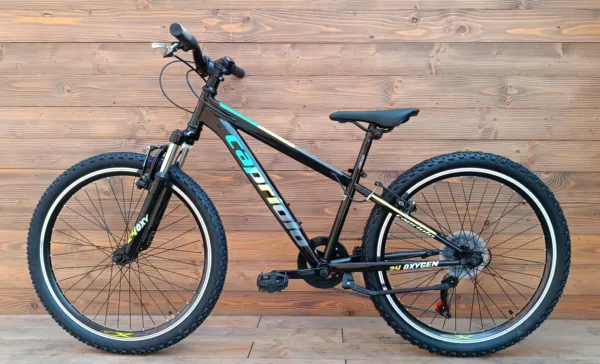 Bicicleta Capriolo Oxygen 24 V-brake black green - imagine 2