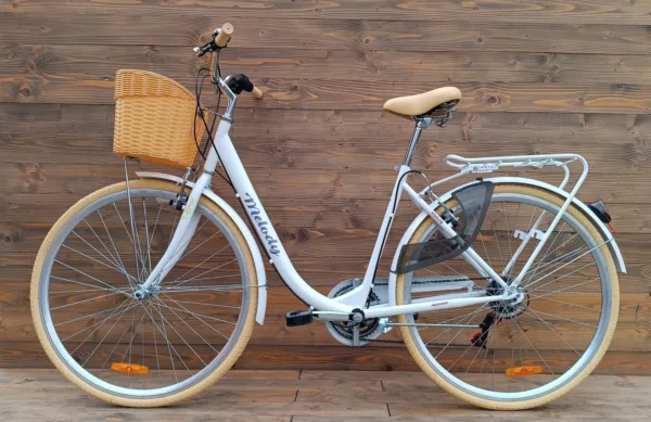 Bicicleta Capriolo Melody 28HT 7 viteze white bej 19 - imagine 2
