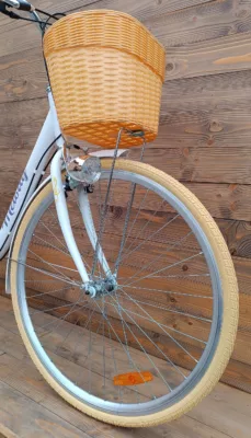 Bicicleta Capriolo Melody 28HT 7 viteze white bej 19 - imagine 3