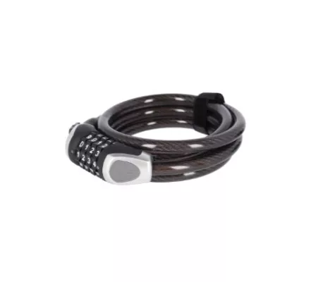 Lacat spiral cu cifru XLC Ronald Biggs 12mm/1850mm - imagine 2