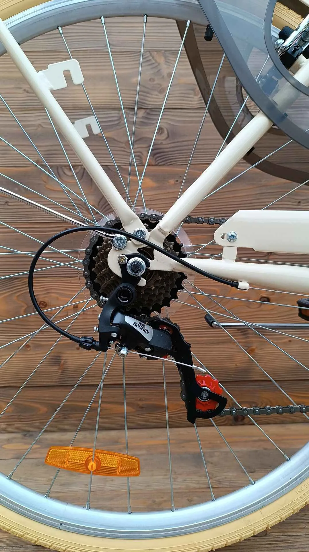 Bicicleta dama 28 Capriolo Melody oras 7 viteze bej 19 - imagine 6