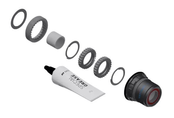 Kit retrofit DT Swiss RW hub steel 3-pawl in ratchet LN SRAM 36t HXYXXX00N7688S