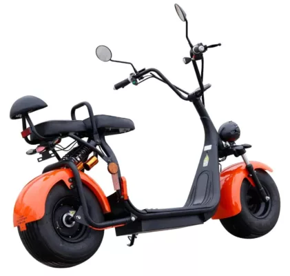 Scuter electric model SE03 1500W CityCoco tip Harley portocaliu - imagine 2