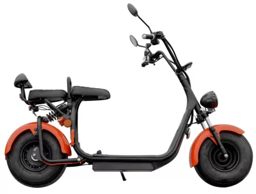 Scuter electric model SE03 1500W CityCoco tip Harley portocaliu - imagine 3
