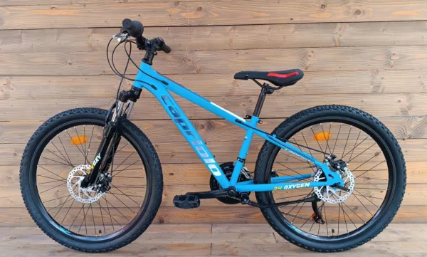 Bicicleta Capriolo Oxygen 24 Disc brake albastru alb - imagine 2