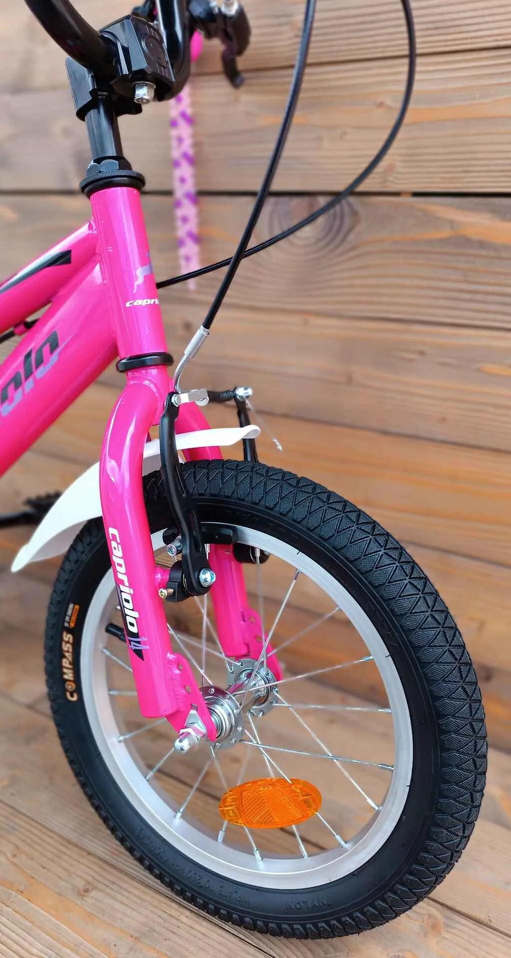 Bicicleta copii 14 Capriolo Rocket pink - imagine 3