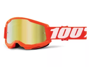 Ochelari 100Percent Strata 2 Google mirror lens orange