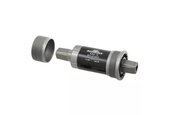Monobloc patrat otel 122 mm Sunrace gri negru
