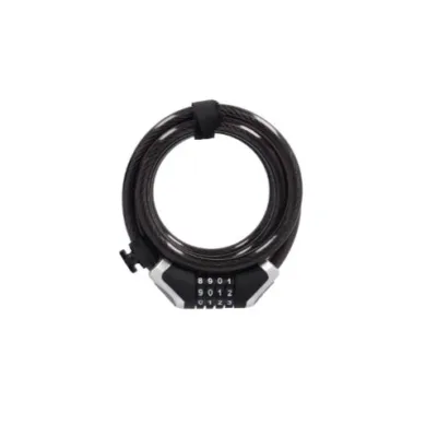 Lacat spiral cu cifru XLC Ronald Biggs 12mm/1850mm