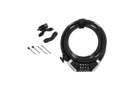 Lacat spiral cu cifru XLC Ronald Biggs 12mm/1850mm - imagine 3